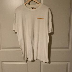 Summer of Strength T Shirt Men's Size XL White Round Neck Short Sleeve Beach